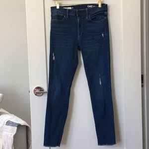 Gap stretch true skinny ankle jeans 28r NWOT